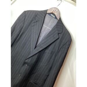 Polo Ralph‎ Lauren Blue Label Men's Pinstripe Blazer Jacket Made in Italy
